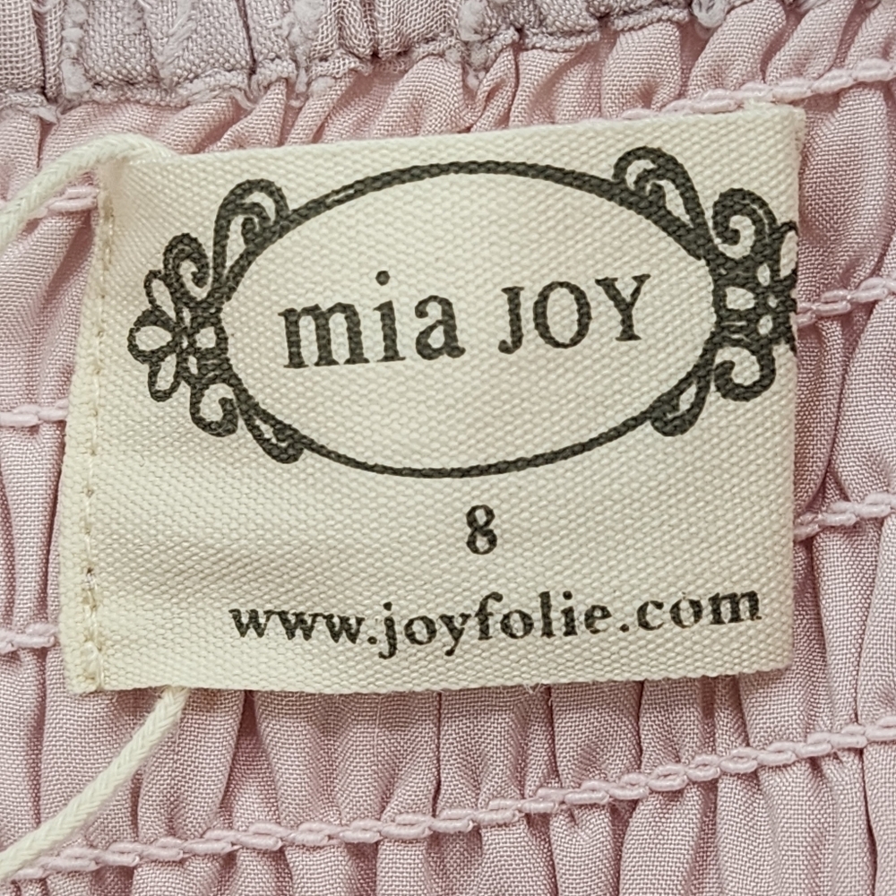 Mia Joy Joyfolie Girls Lilya Square Neck Puff Sleeve Hi-Low Flower Girl Dress - Picture 3 of 10